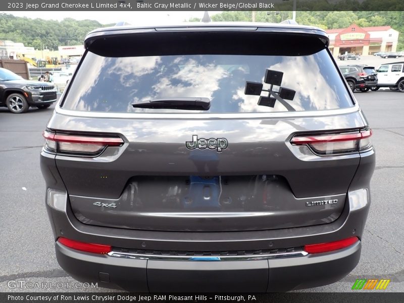 Baltic Gray Metallic / Wicker Beige/Global Black 2023 Jeep Grand Cherokee L Limited 4x4