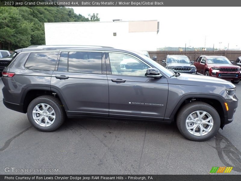 Baltic Gray Metallic / Wicker Beige/Global Black 2023 Jeep Grand Cherokee L Limited 4x4