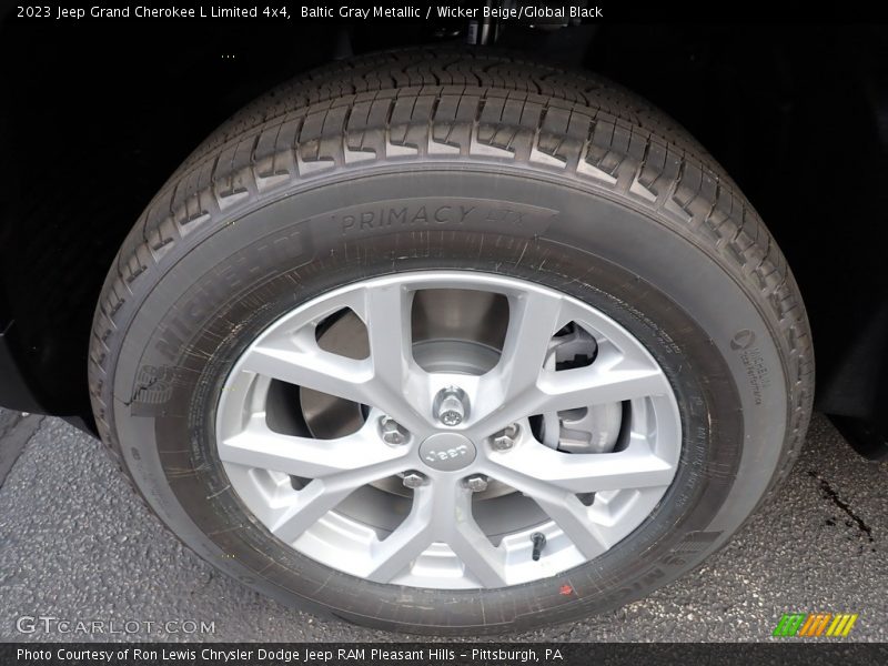 Baltic Gray Metallic / Wicker Beige/Global Black 2023 Jeep Grand Cherokee L Limited 4x4