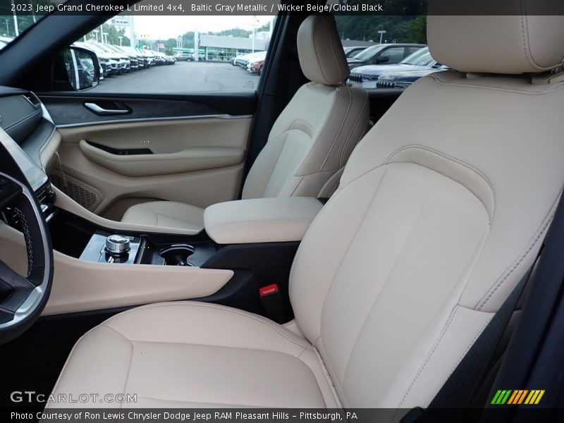 Baltic Gray Metallic / Wicker Beige/Global Black 2023 Jeep Grand Cherokee L Limited 4x4