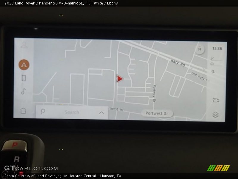 Navigation of 2023 Defender 90 X-Dynamic SE