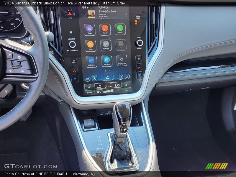 Ice Silver Metallic / Titanium Gray 2024 Subaru Outback Onyx Edition