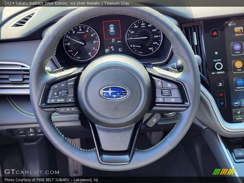 Ice Silver Metallic / Titanium Gray 2024 Subaru Outback Onyx Edition