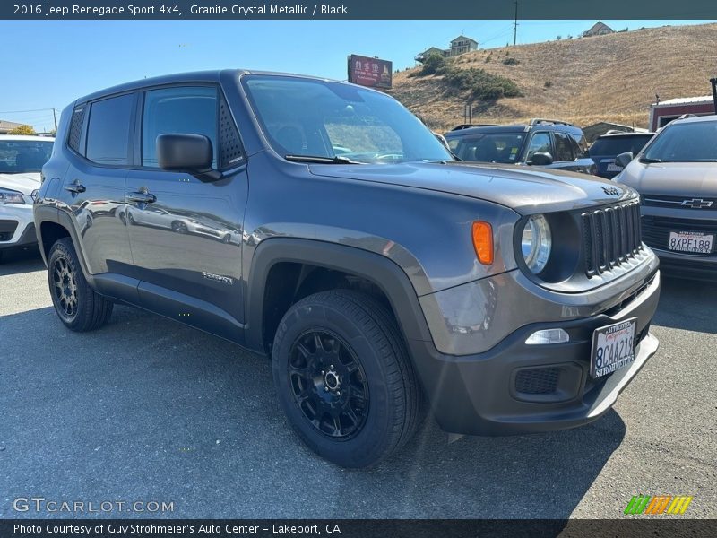 Granite Crystal Metallic / Black 2016 Jeep Renegade Sport 4x4
