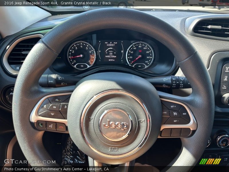 Granite Crystal Metallic / Black 2016 Jeep Renegade Sport 4x4