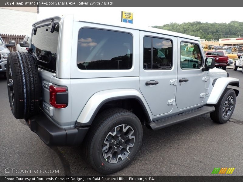 Silver Zynith / Black 2024 Jeep Wrangler 4-Door Sahara 4x4
