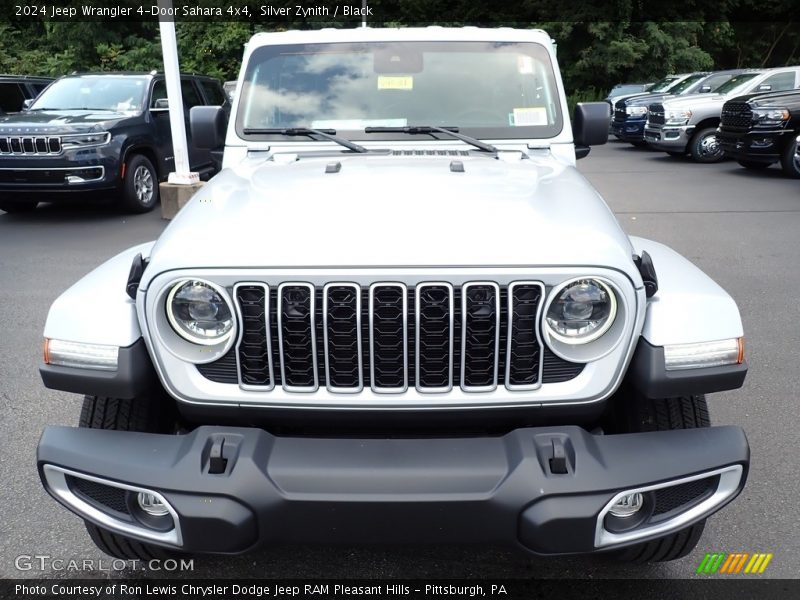 Silver Zynith / Black 2024 Jeep Wrangler 4-Door Sahara 4x4