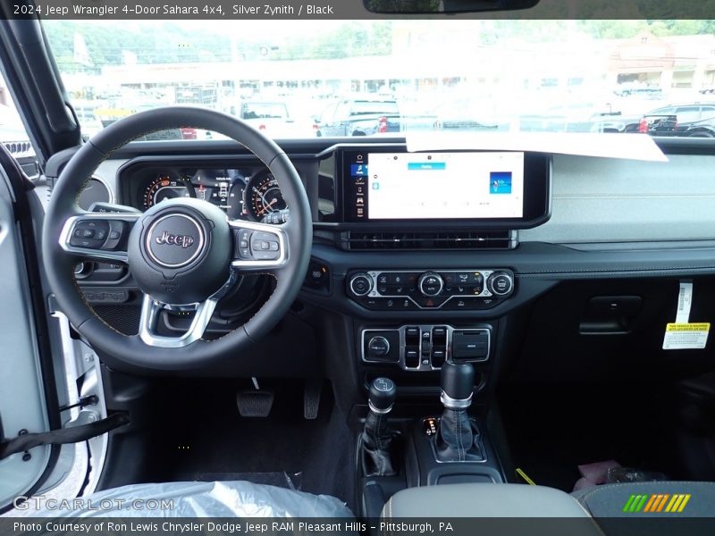 Silver Zynith / Black 2024 Jeep Wrangler 4-Door Sahara 4x4