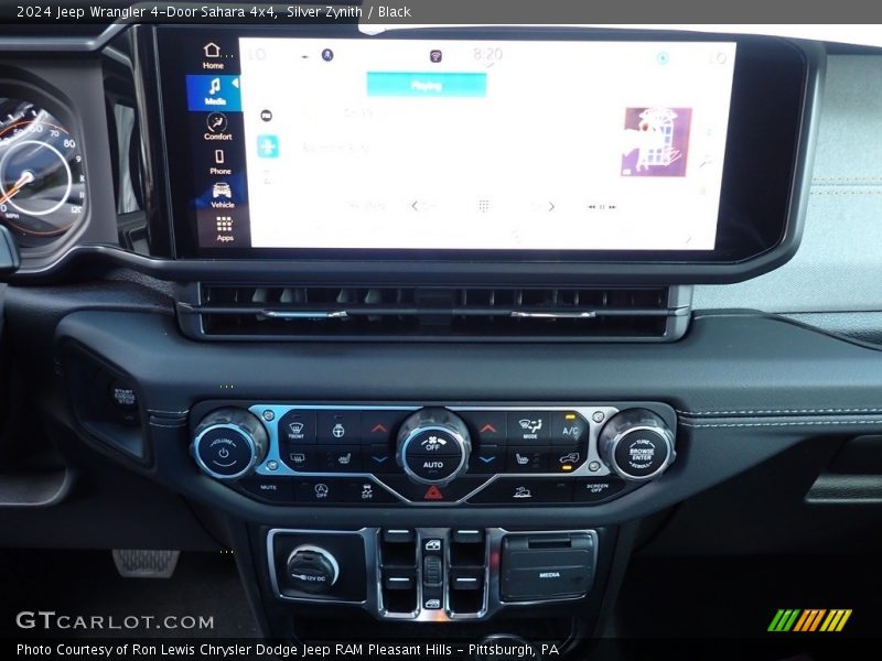 Silver Zynith / Black 2024 Jeep Wrangler 4-Door Sahara 4x4