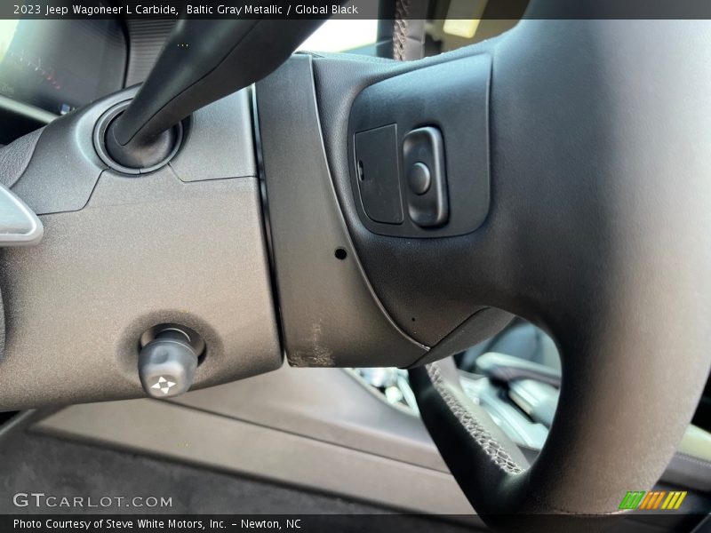  2023 Wagoneer L Carbide Steering Wheel