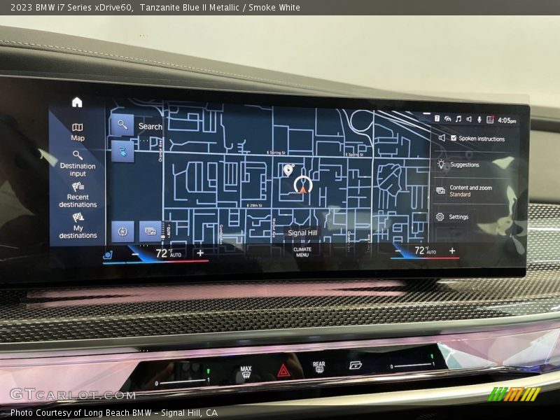 Navigation of 2023 i7 Series xDrive60