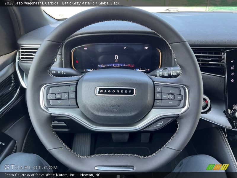  2023 Wagoneer L Carbide Steering Wheel