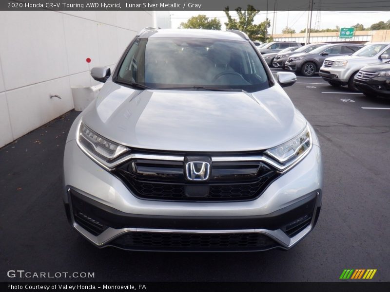 Lunar Silver Metallic / Gray 2020 Honda CR-V Touring AWD Hybrid