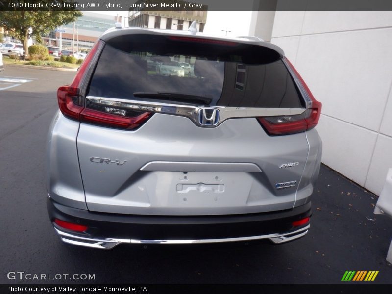 Lunar Silver Metallic / Gray 2020 Honda CR-V Touring AWD Hybrid