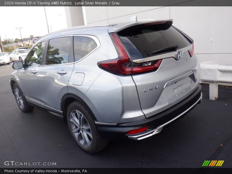 Lunar Silver Metallic / Gray 2020 Honda CR-V Touring AWD Hybrid