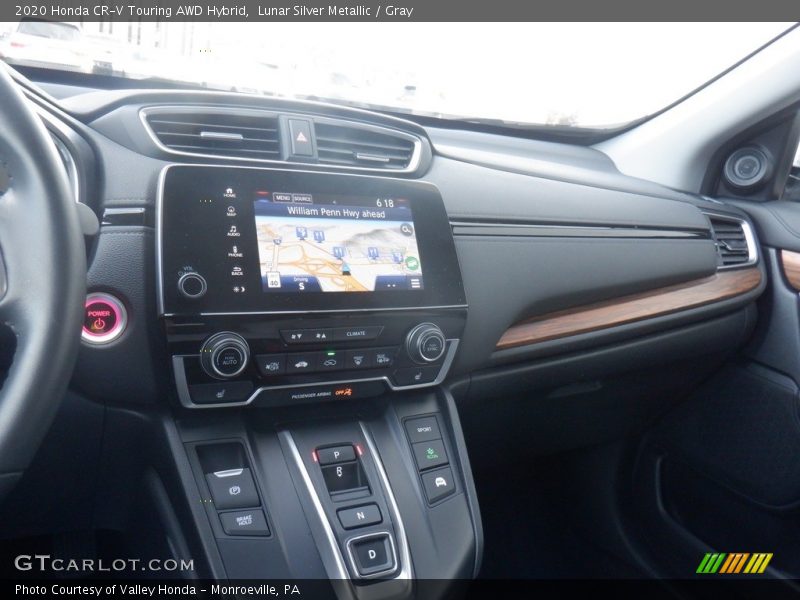 Dashboard of 2020 CR-V Touring AWD Hybrid