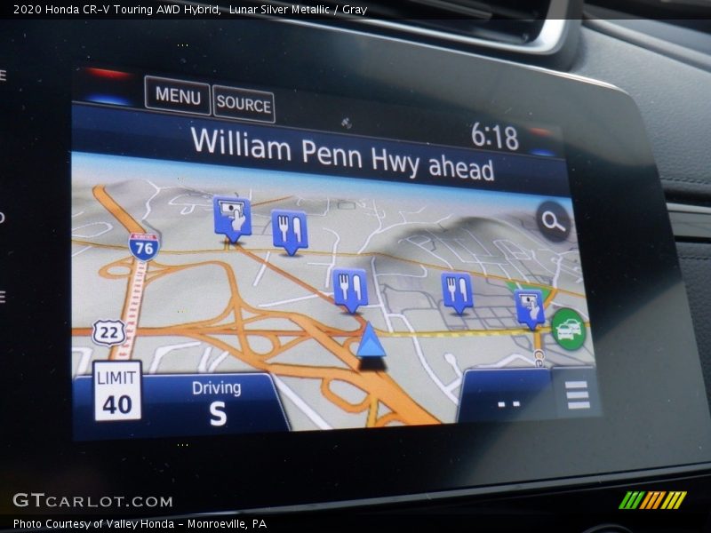 Navigation of 2020 CR-V Touring AWD Hybrid