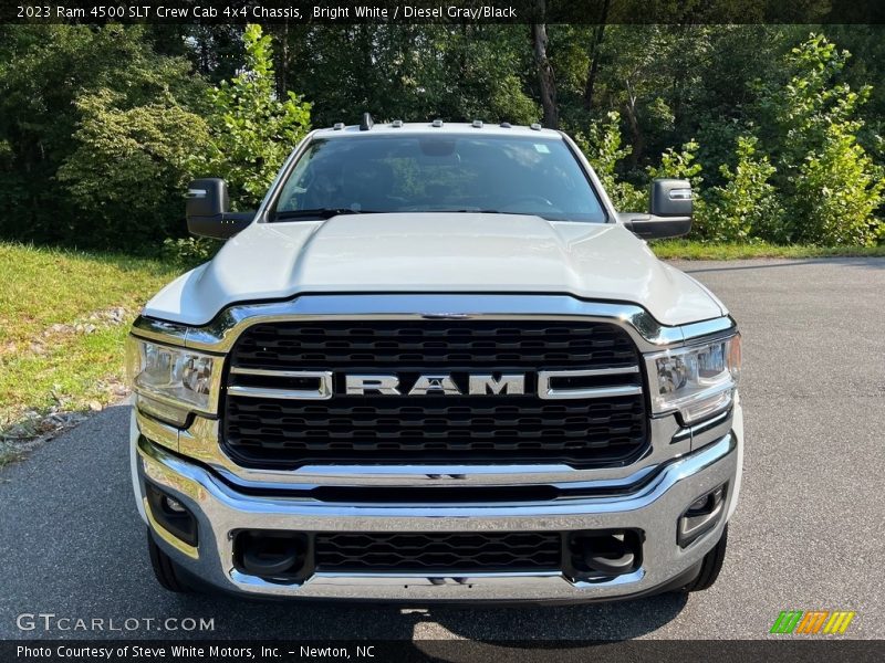 Bright White / Diesel Gray/Black 2023 Ram 4500 SLT Crew Cab 4x4 Chassis