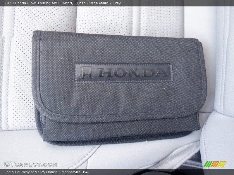 Lunar Silver Metallic / Gray 2020 Honda CR-V Touring AWD Hybrid