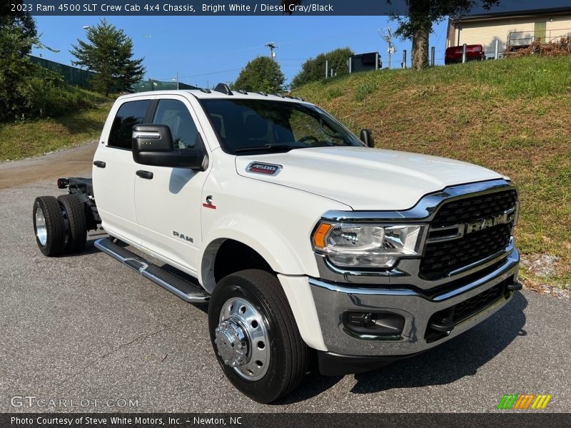 Front 3/4 View of 2023 4500 SLT Crew Cab 4x4 Chassis