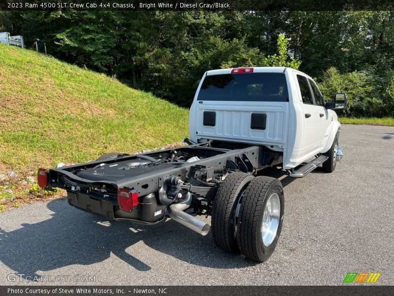 Bright White / Diesel Gray/Black 2023 Ram 4500 SLT Crew Cab 4x4 Chassis