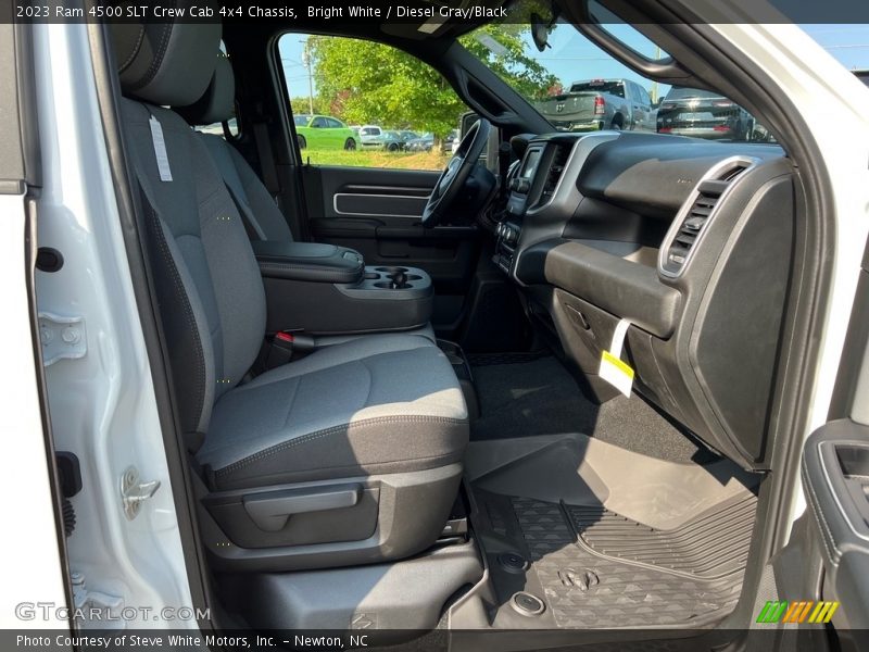 Bright White / Diesel Gray/Black 2023 Ram 4500 SLT Crew Cab 4x4 Chassis