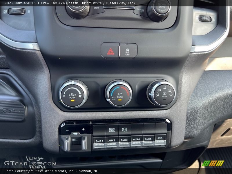 Controls of 2023 4500 SLT Crew Cab 4x4 Chassis