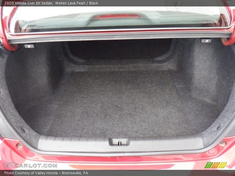 Molten Lava Pearl / Black 2020 Honda Civic EX Sedan