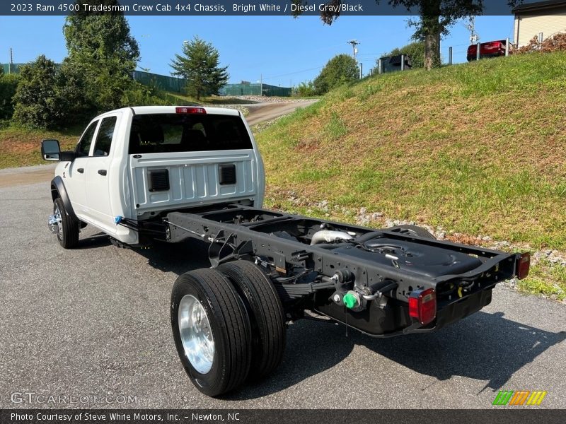 Bright White / Diesel Gray/Black 2023 Ram 4500 Tradesman Crew Cab 4x4 Chassis