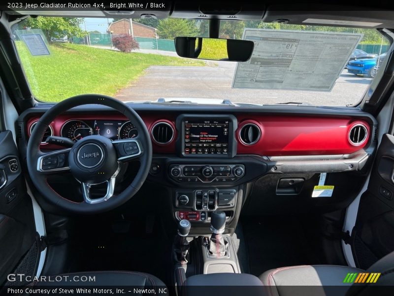 Dashboard of 2023 Gladiator Rubicon 4x4