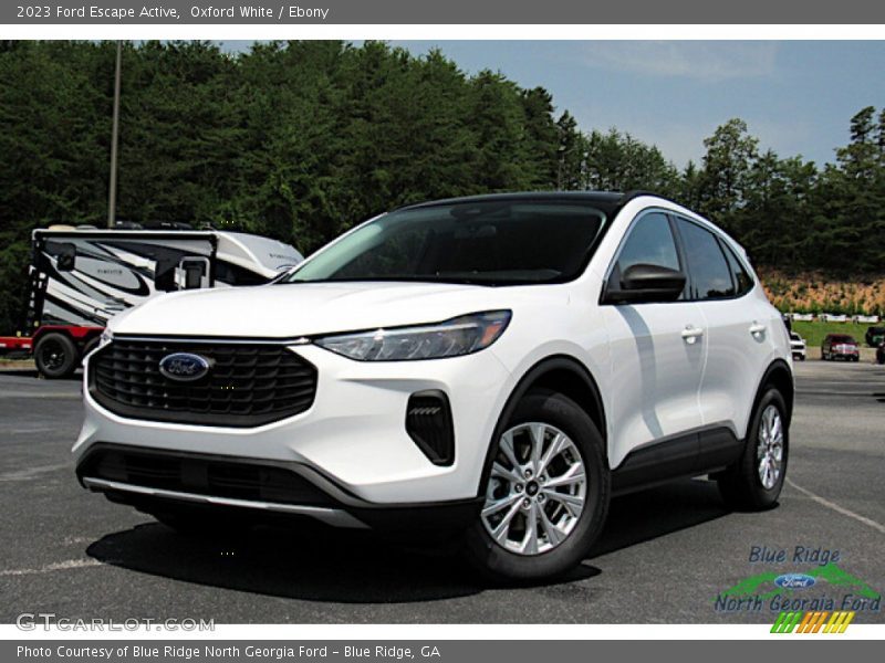 Oxford White / Ebony 2023 Ford Escape Active