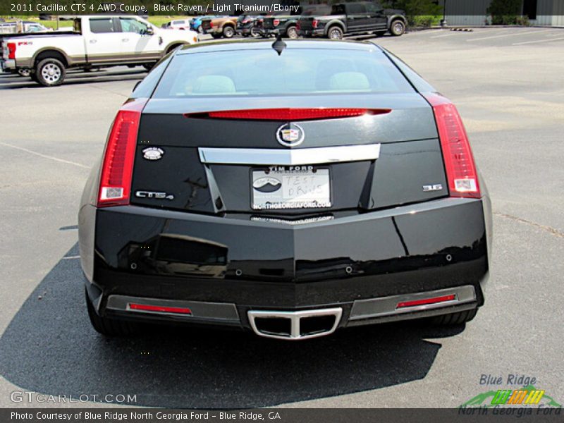 Black Raven / Light Titanium/Ebony 2011 Cadillac CTS 4 AWD Coupe