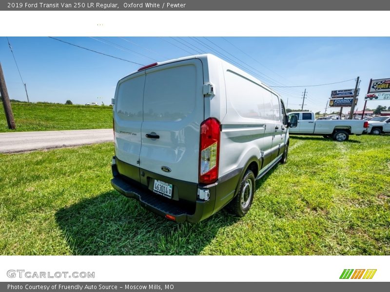 Oxford White / Pewter 2019 Ford Transit Van 250 LR Regular