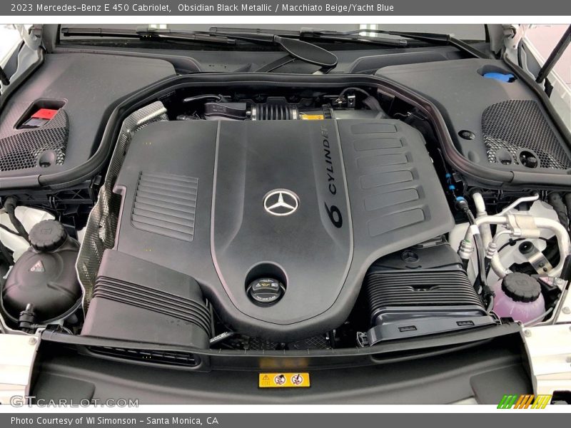  2023 E 450 Cabriolet Engine - 3.0 Liter Turbocharged DOHC 24-Valve VVT Inline 6 Cylinder w/EQ Boost