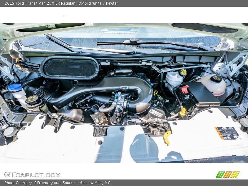 Oxford White / Pewter 2019 Ford Transit Van 250 LR Regular
