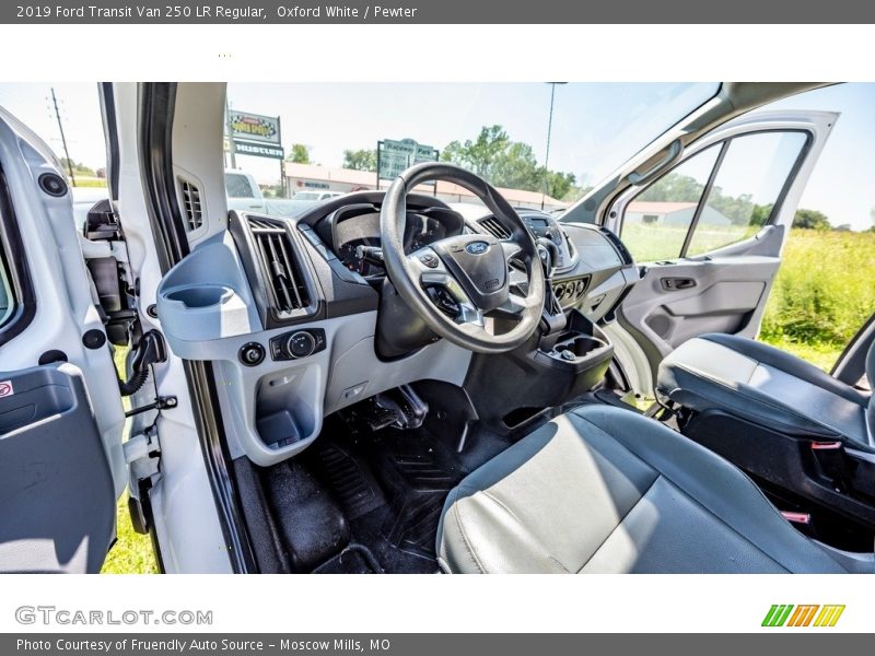 Oxford White / Pewter 2019 Ford Transit Van 250 LR Regular