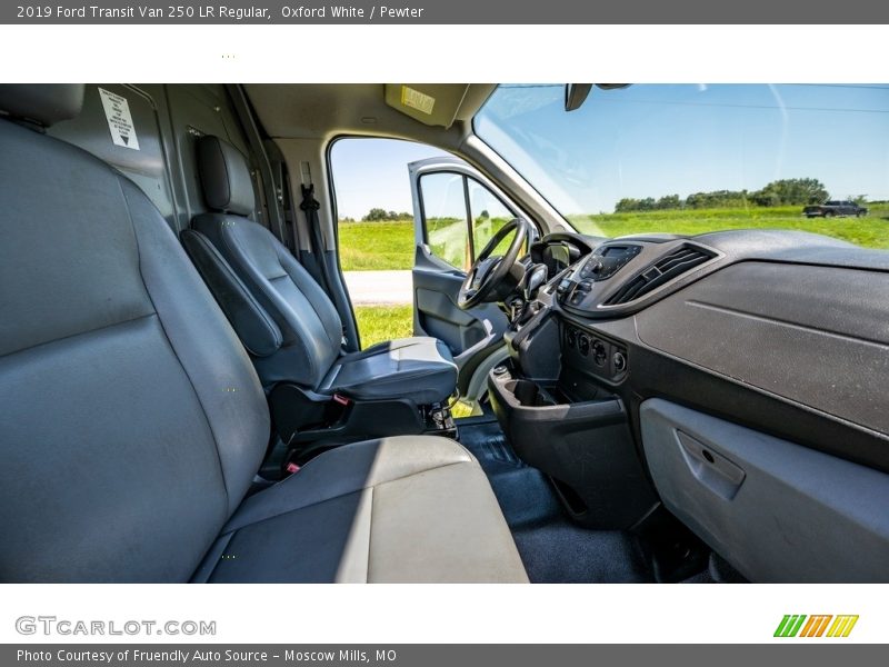 Oxford White / Pewter 2019 Ford Transit Van 250 LR Regular