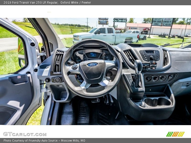 Oxford White / Pewter 2019 Ford Transit Van 250 LR Regular