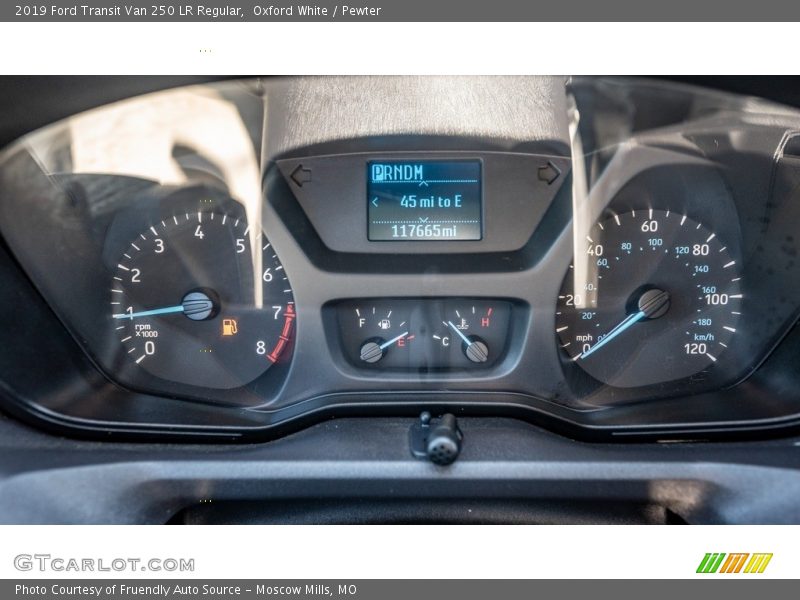Oxford White / Pewter 2019 Ford Transit Van 250 LR Regular