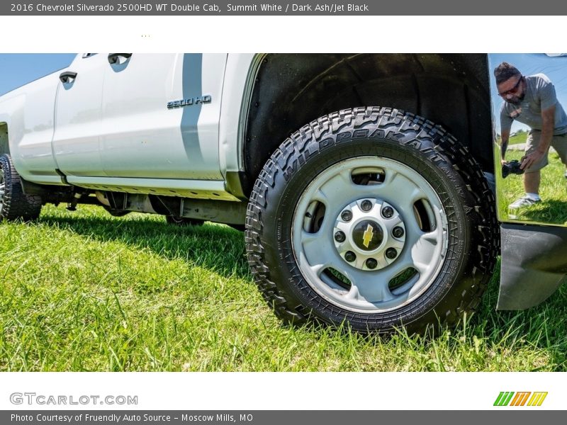 Summit White / Dark Ash/Jet Black 2016 Chevrolet Silverado 2500HD WT Double Cab