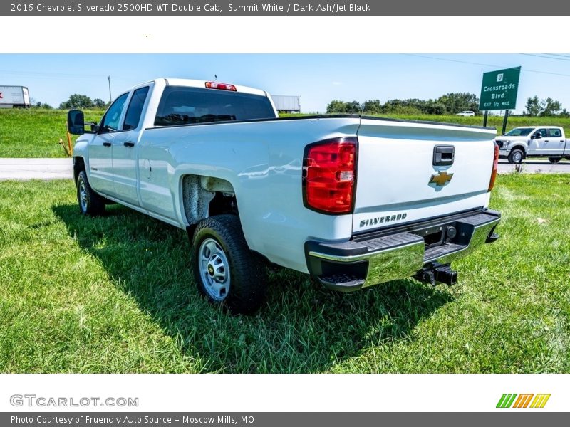 Summit White / Dark Ash/Jet Black 2016 Chevrolet Silverado 2500HD WT Double Cab