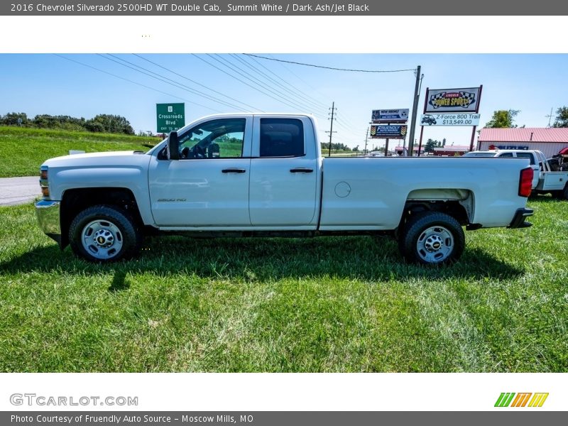 Summit White / Dark Ash/Jet Black 2016 Chevrolet Silverado 2500HD WT Double Cab