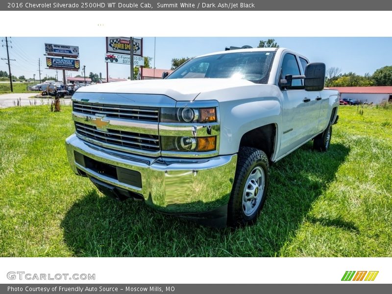 Summit White / Dark Ash/Jet Black 2016 Chevrolet Silverado 2500HD WT Double Cab