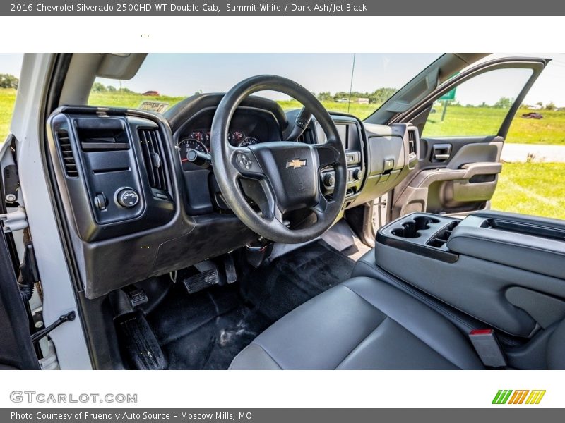 Summit White / Dark Ash/Jet Black 2016 Chevrolet Silverado 2500HD WT Double Cab