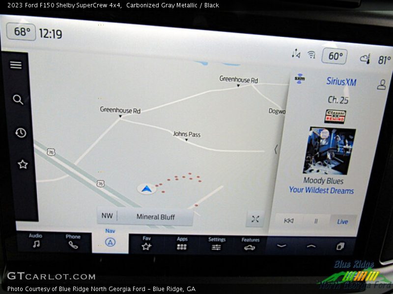 Carbonized Gray Metallic / Black 2023 Ford F150 Shelby SuperCrew 4x4