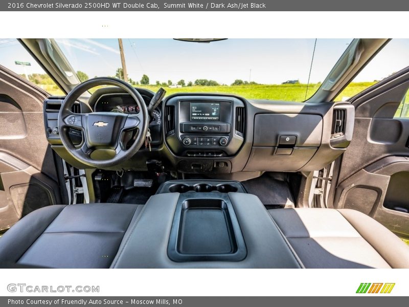 Summit White / Dark Ash/Jet Black 2016 Chevrolet Silverado 2500HD WT Double Cab