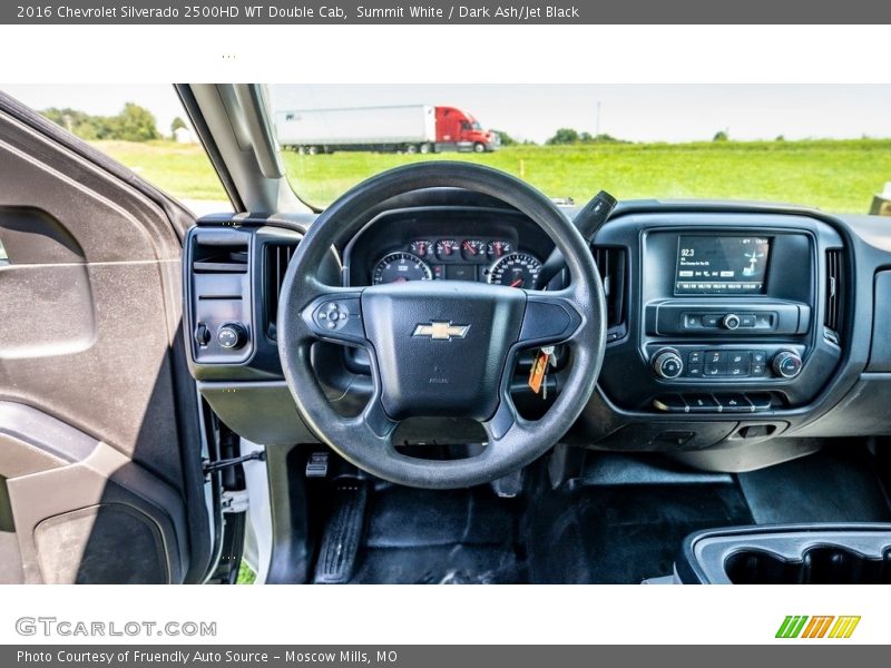 Summit White / Dark Ash/Jet Black 2016 Chevrolet Silverado 2500HD WT Double Cab