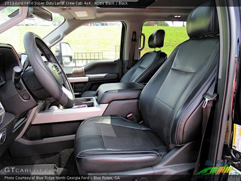 Agate Black / Black 2019 Ford F450 Super Duty Lariat Crew Cab 4x4