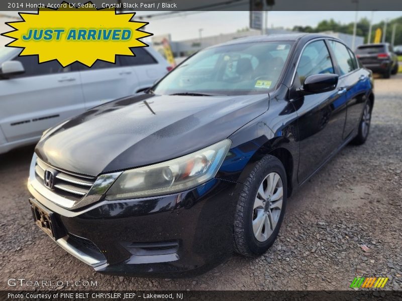 Crystal Black Pearl / Black 2014 Honda Accord LX Sedan