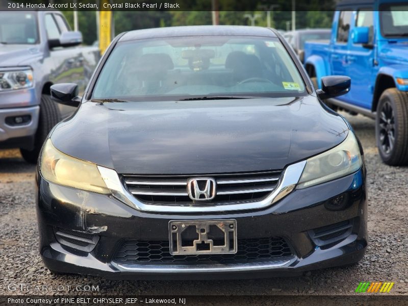 Crystal Black Pearl / Black 2014 Honda Accord LX Sedan